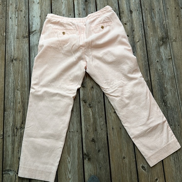 Banana republic Avery linen pants. Size 12. Blush color. - Picture 6 of 9